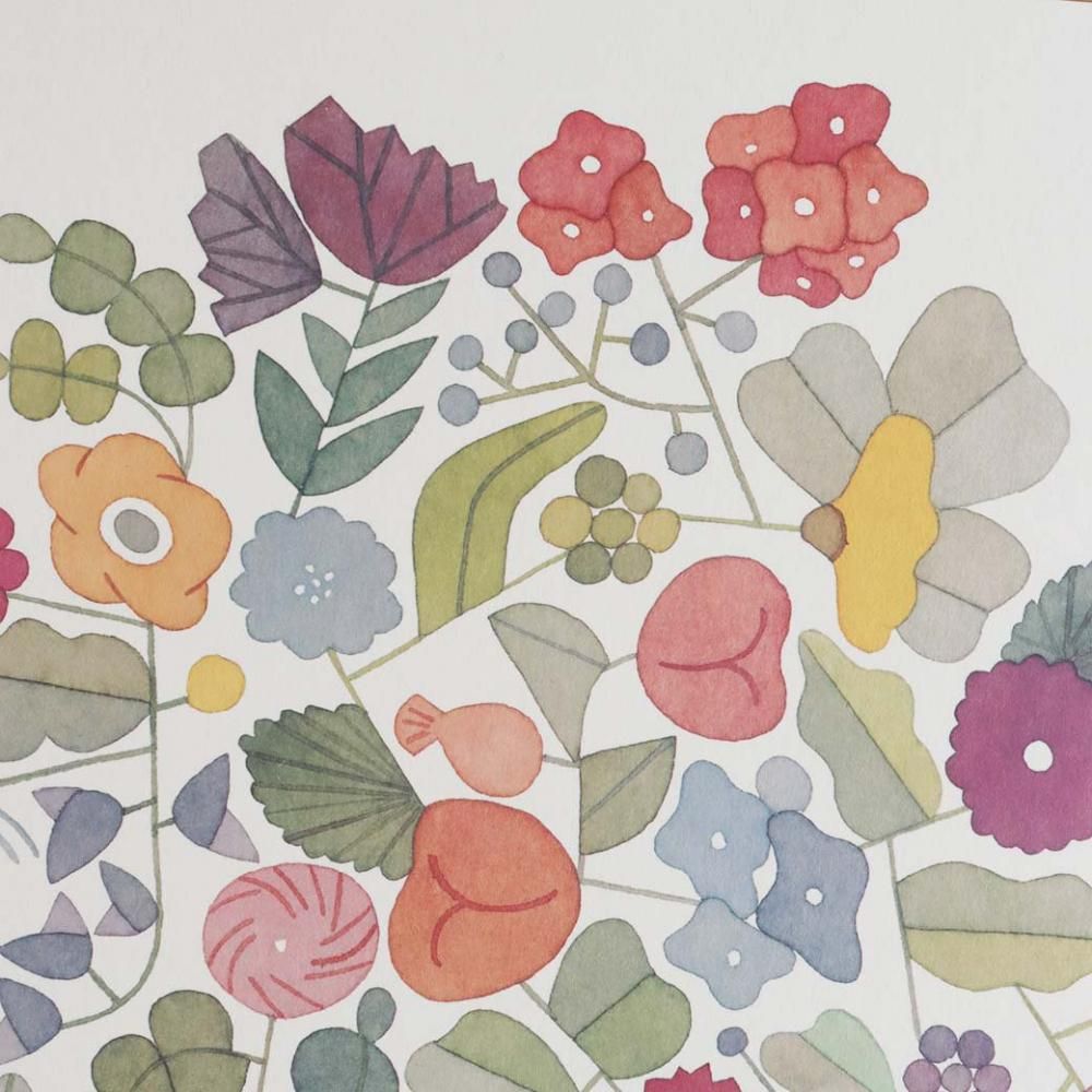 バーズワーズ/ポスター20cm/BOUQET｜三島家具オンラインショップ