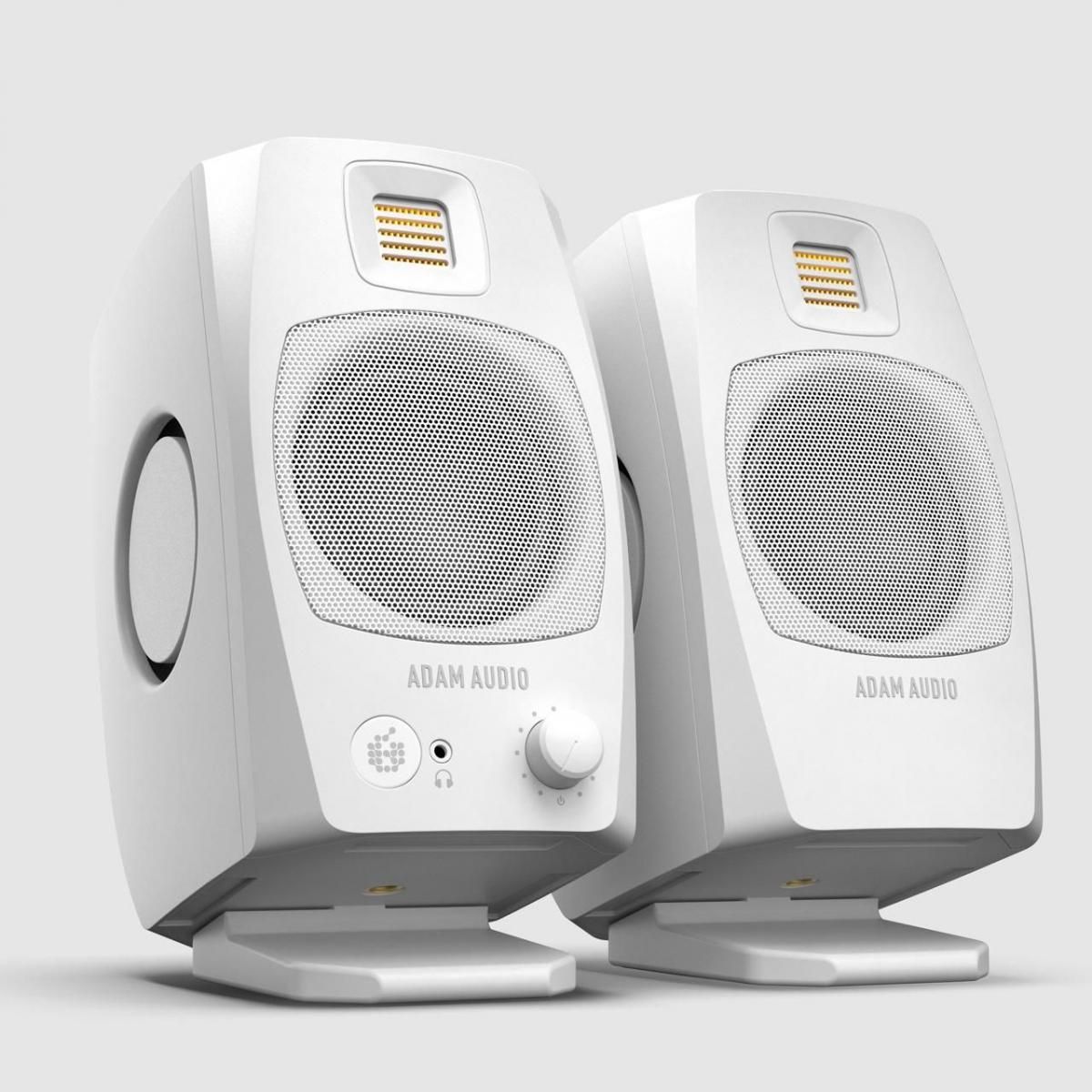 ADAM AUDIO D3V White | ADAM Audioの高品質なサウンドをデスクトップで！