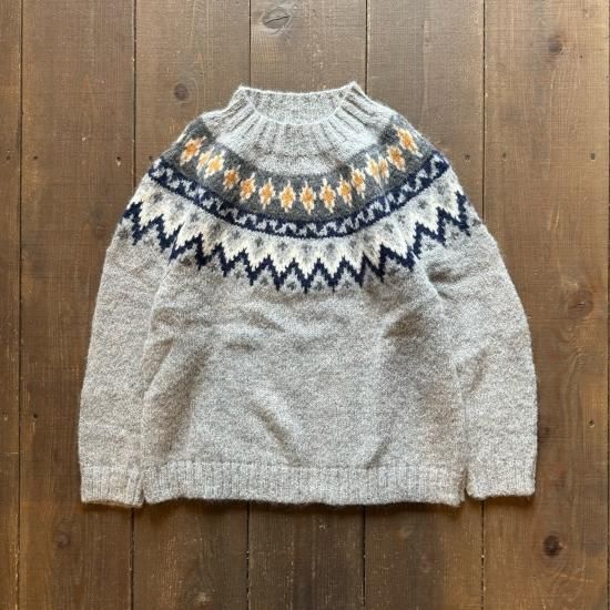 DEL SOL】 ALPACA NORDIC SWEATER アルパカ ノルディック セーター