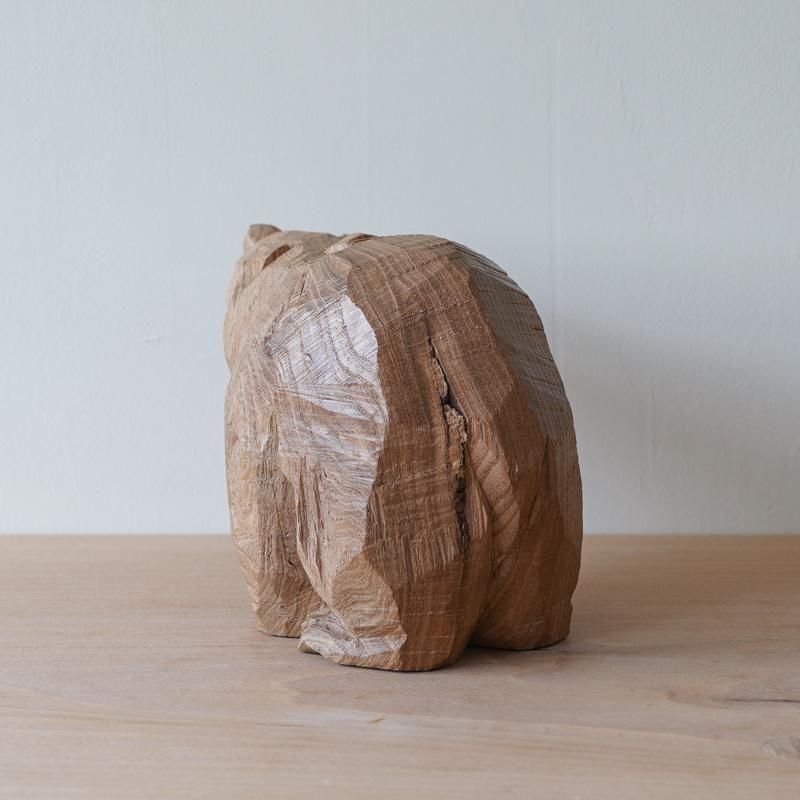 吉田マホガニー（翆帆） / 木彫り熊 01 - MILK - RHINES