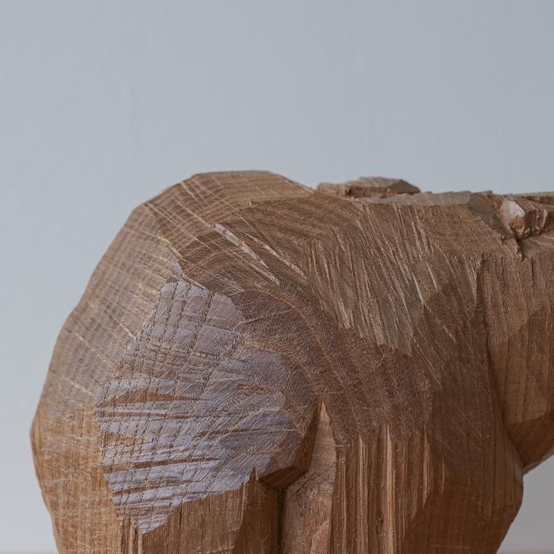 吉田マホガニー（翆帆） / 木彫り熊 01 - MILK - RHINES