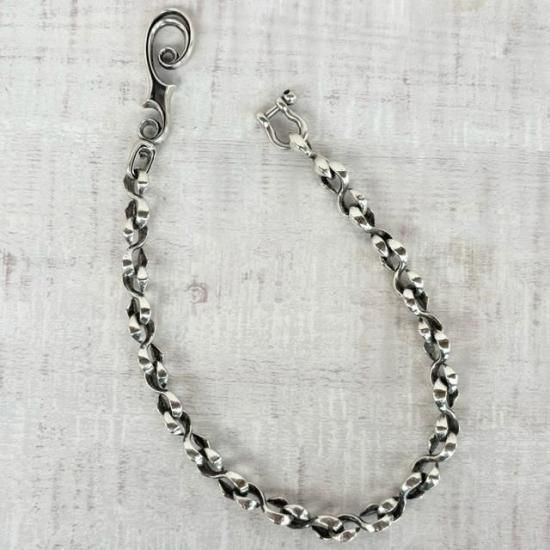 Fホール Sカンウォレットチェーン シルバーメッキ 〈IPC-03〉 - OT＆E