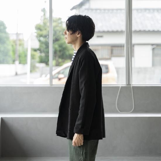 MITTAN OCガラ紡ジャケット［黒］ - Maiden Voyage