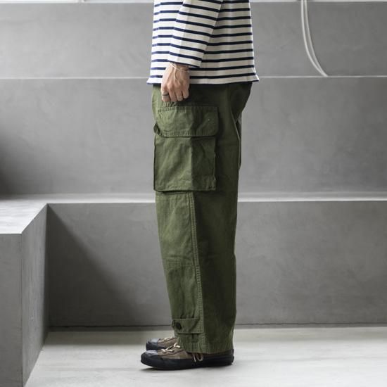 OUTIL PANTALON BLESLE ”OLIVE”［オリーブ］ - Maiden Voyage