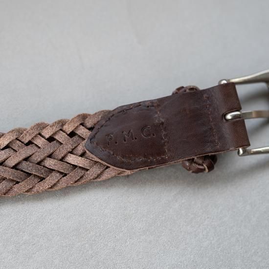 PHIGVEL LEATHER MESH BELT 2色展開 - Maiden Voyage