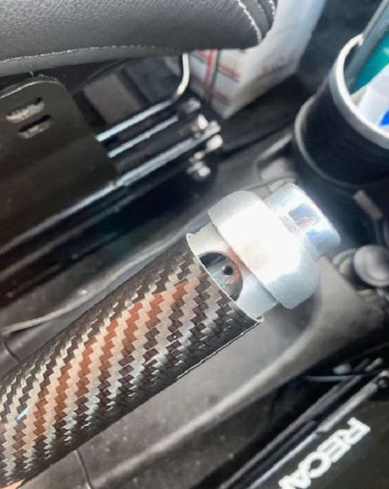 FIAT500/ABARTH Magneti Marelli製 REAL CARBON ハンドブレーキレバー