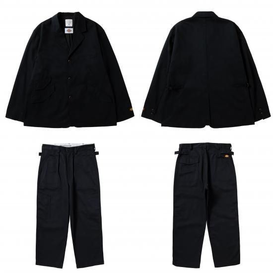 NEXUSVII/ネクサスセブン】× Dickies MIL. OFFICER SET UP(BLACK