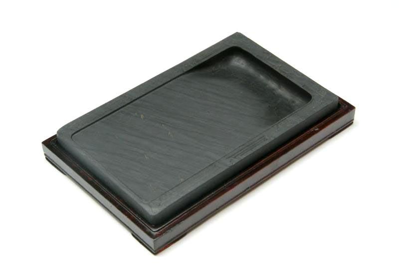 水坑 歙州 金星眉子紋硯 9インチ - 書道用具専門店 西本皆文堂