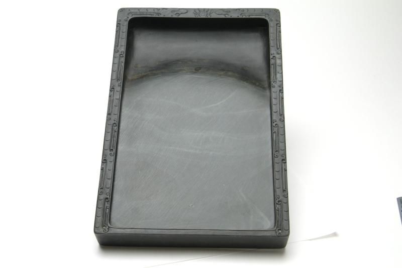 水坑 歙州 金星暗細羅紋長方硯 10インチ - 書道用具専門店 西本皆文堂