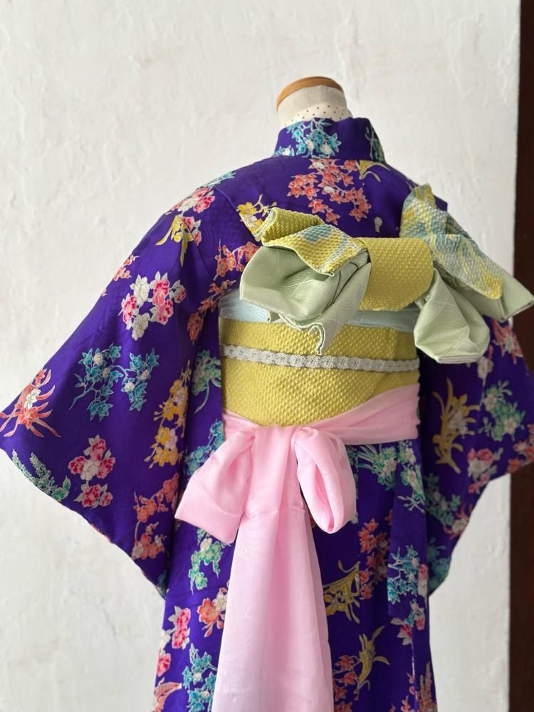 7歳〉アンティーク着物 7-g - 西尾市の七五三撮影｜アンティーク着物