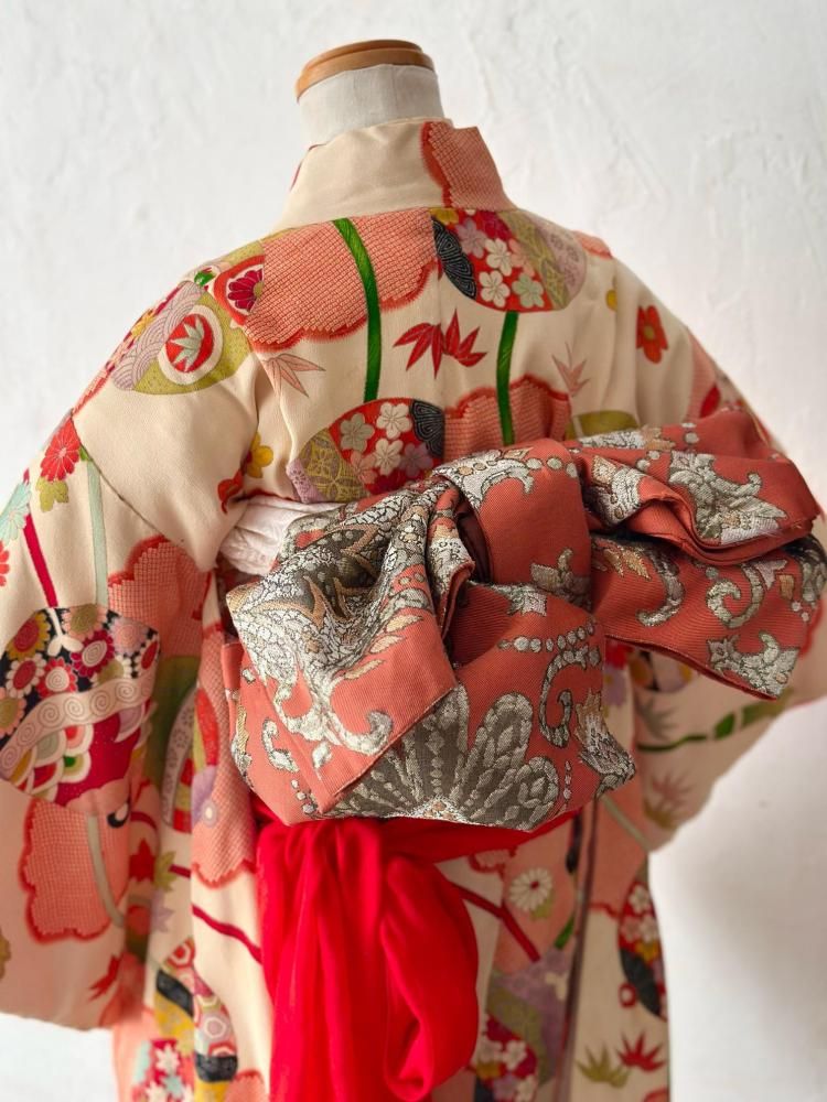 7歳〉アンティーク着物 7-i - 西尾市の七五三撮影｜アンティーク着物
