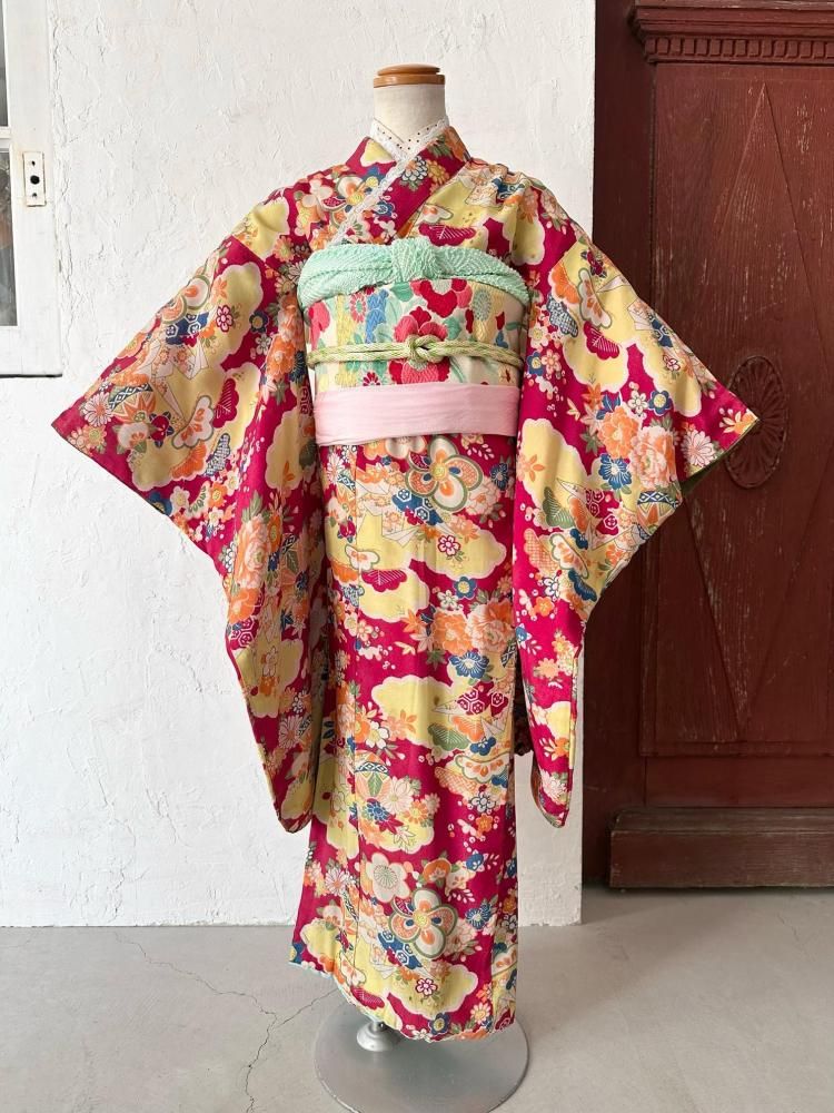 7歳〉アンティーク着物 7-J - 西尾市の七五三撮影｜アンティーク着物