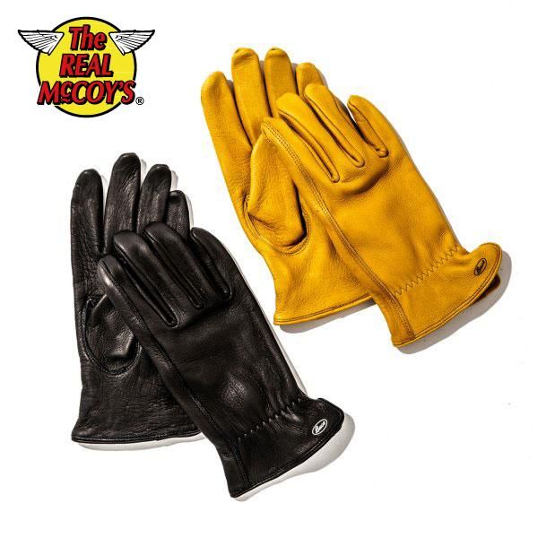 ザ リアルマッコイズ BUCO MOTORCYCLE GLOVE / DEERSKIN 鹿革 ブコ