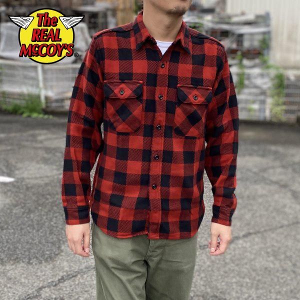 ザ リアルマッコイズ バッファローチェック フランネルシャツ 8HU