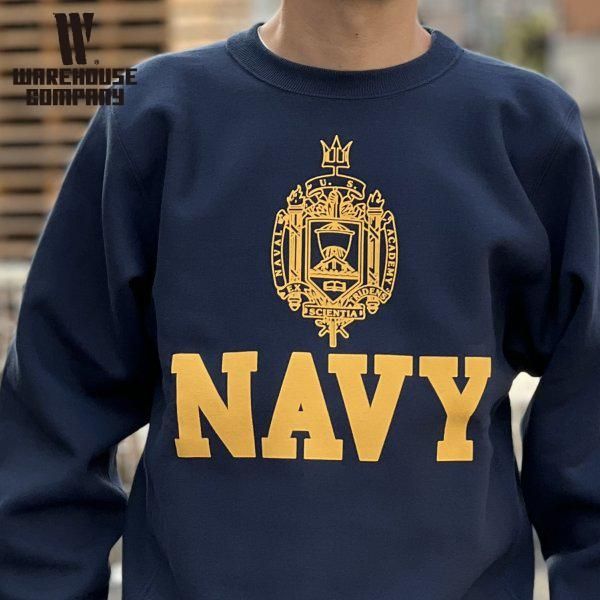 ウエアハウス Lot 483 NAVY リバースウィーブ スウェット WAREHOUSE