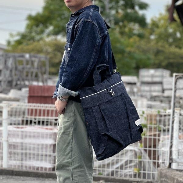 サムライジーンズ DB23-15OZ 15ozデニム ヘルメットバッグ ショルダー