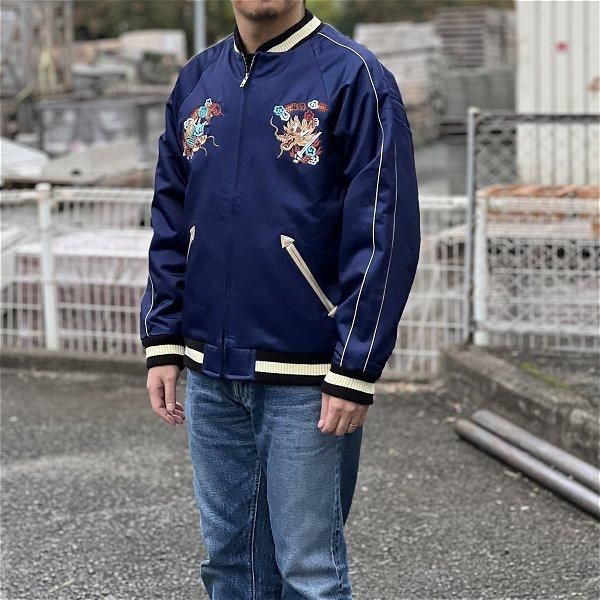 サムライジーンズ SJSKJ24 インディゴ 中綿スカジャン SAMURAI JEANS