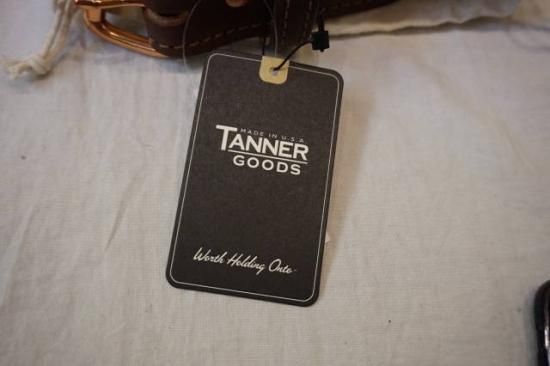 TANNER GOODS』（タナーグッズ） ヘリテージベルト (レザーベルト