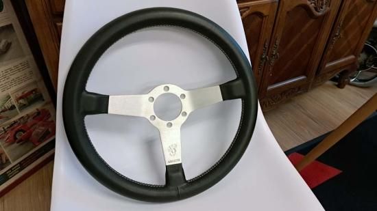 ABARTHスコーピオン350mmレザーステアリング - フィアット・アバルト