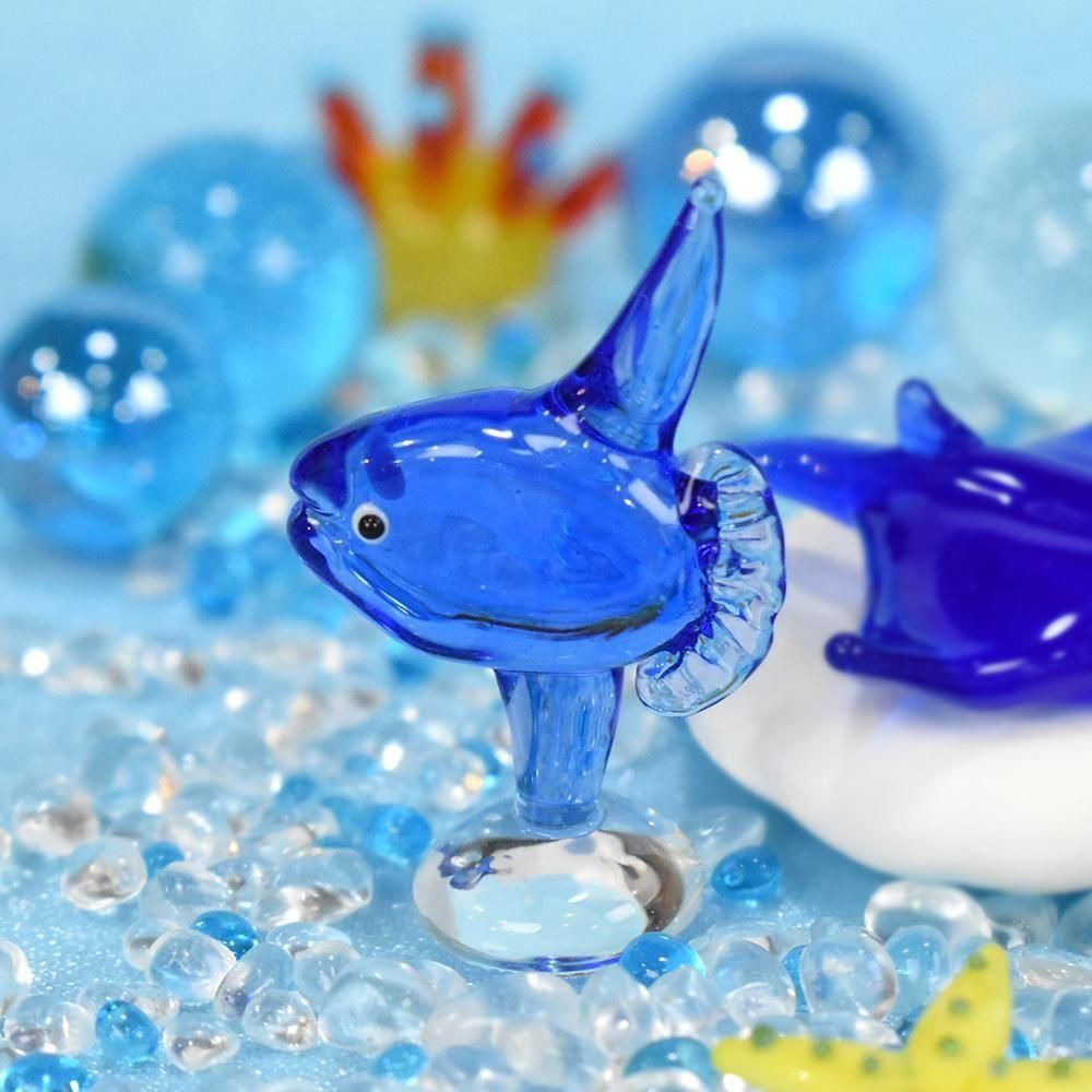 ガラス細工｜マンボウ｜フォーカートグラスワークスガラス