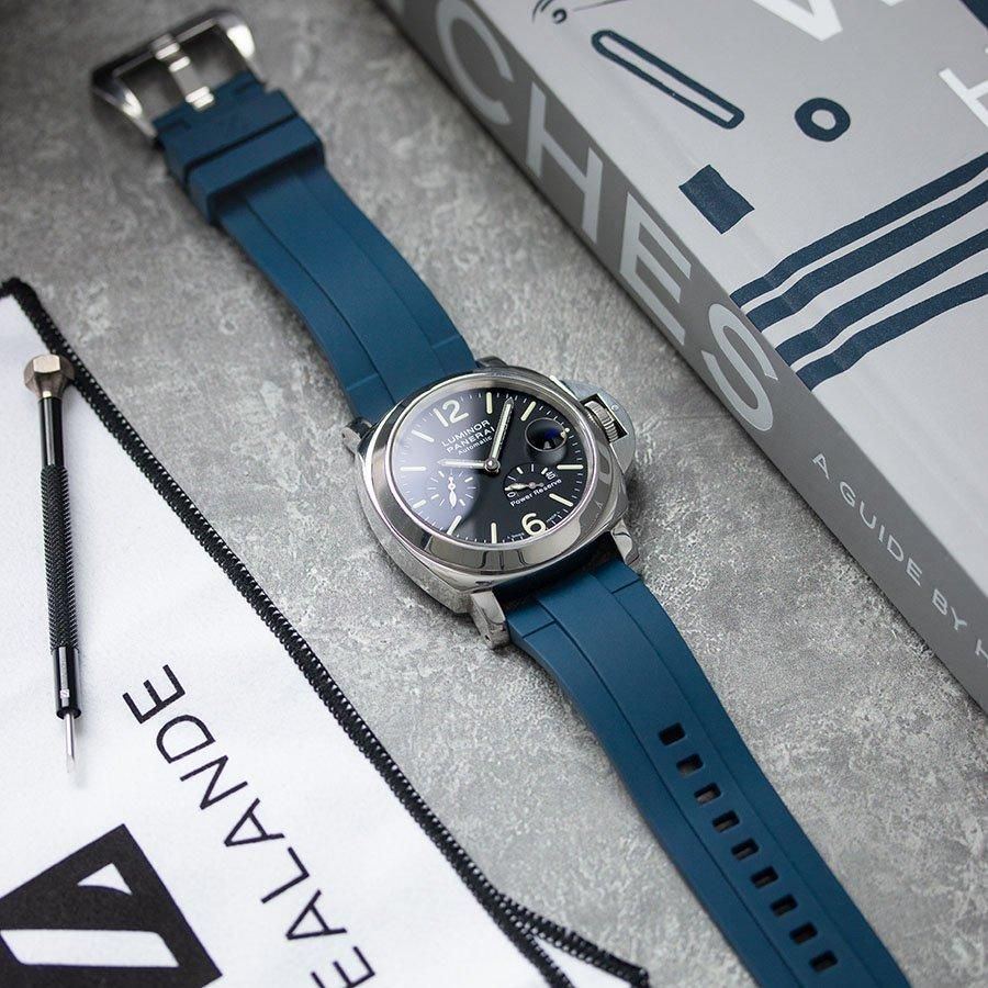 パネライ ルミノール ロゴ用ラバーベルト/ For PaneraiLuminor Logo