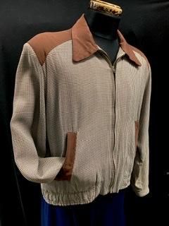 40s 50s SIR JAC ツートーン切替 ギャバジン ジャケット ギャバジャン