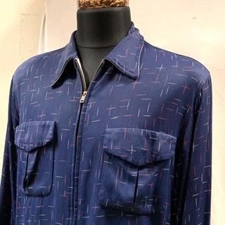 50s カスリ ギャバジャン ギャバジンジャケット ヴィンテージ