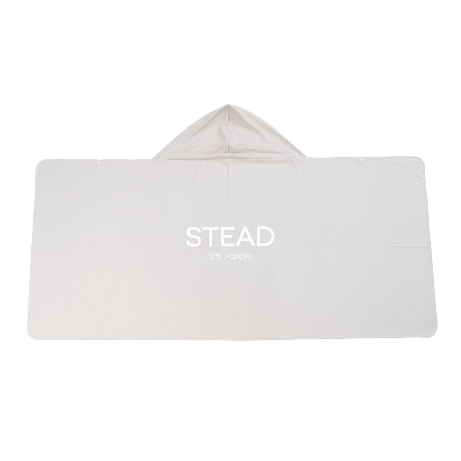 冷感アイスポンチョ（アイボリー/アイボリーロゴA） - STEAD