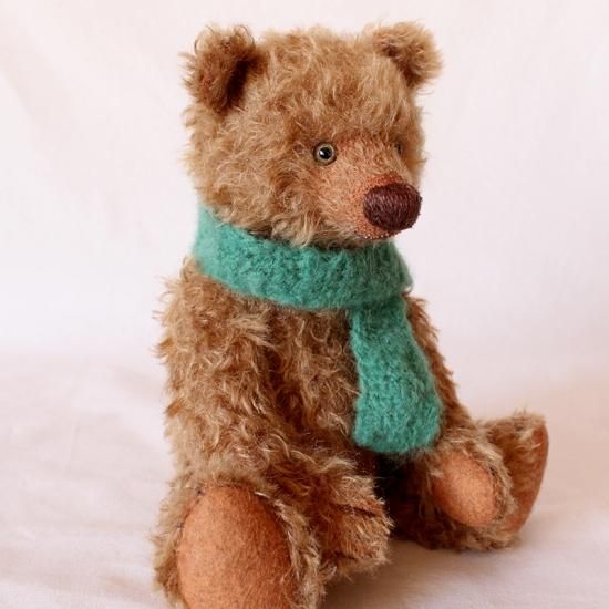 アンティークカールモヘアのベア - lintupuu