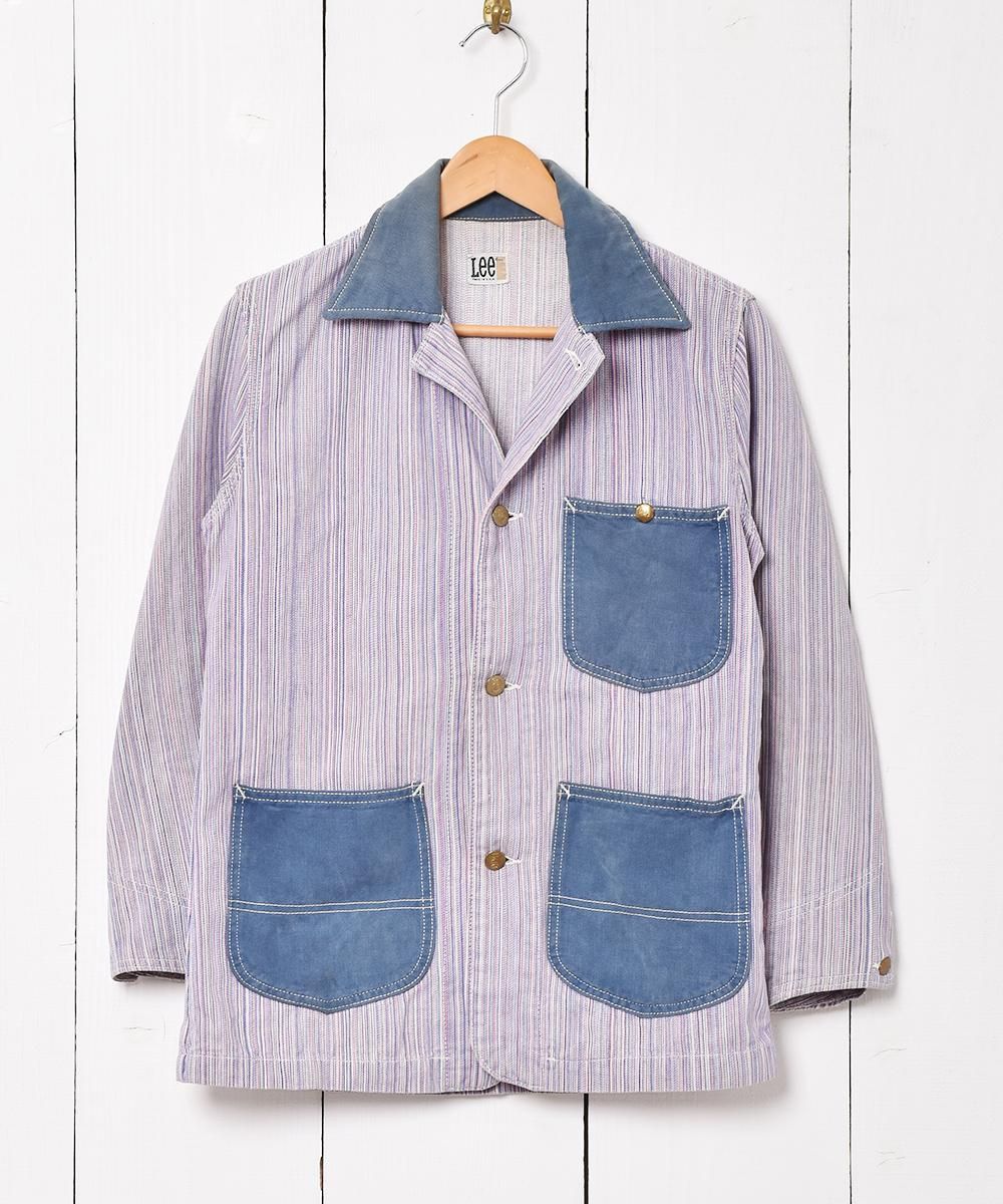 70's アメリカ製 Lee マルチストライプ カバーオール - 古着屋