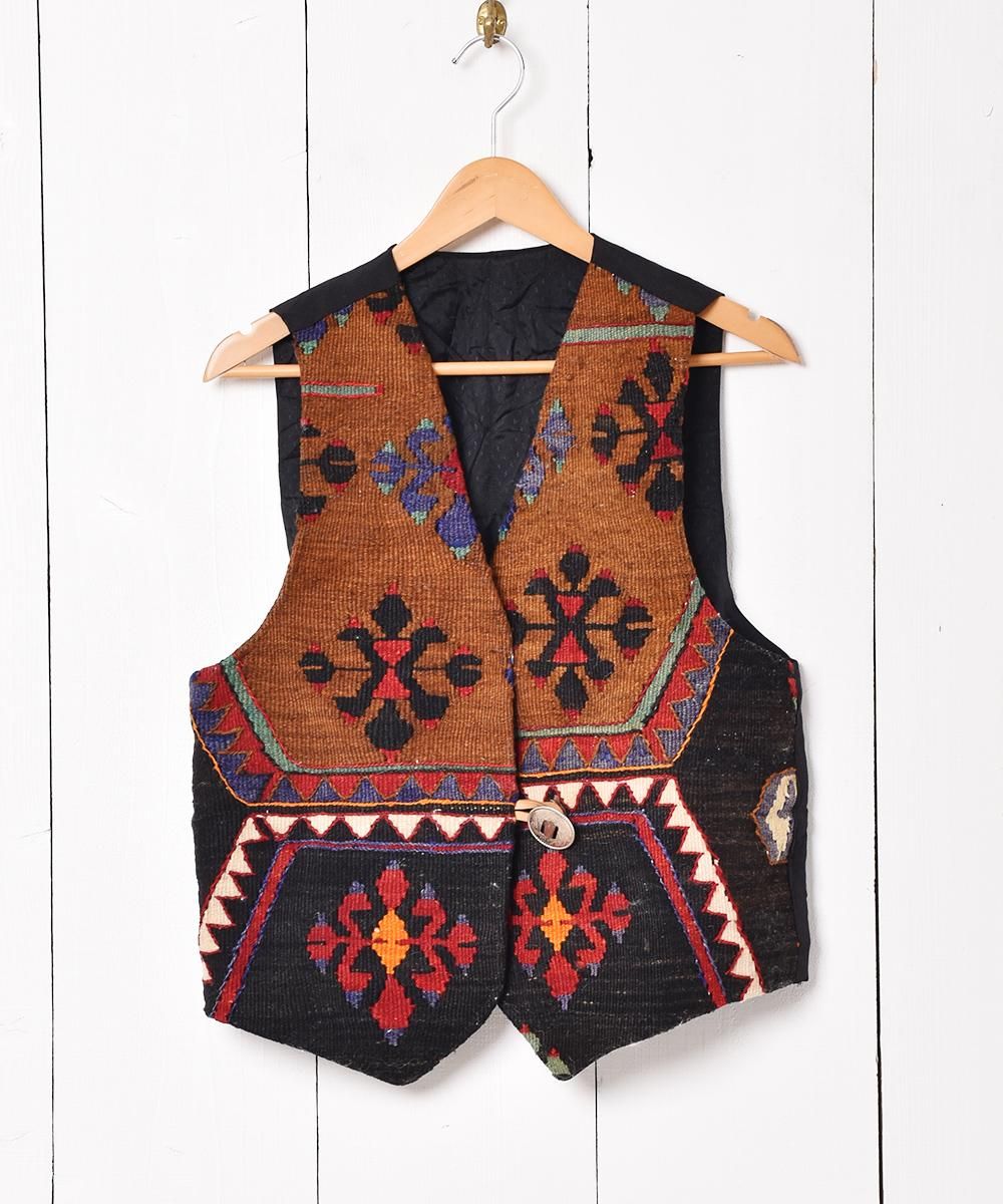 アメリカ製 コンチョボタンベスト - 古着屋グレープフルーツ ムーン