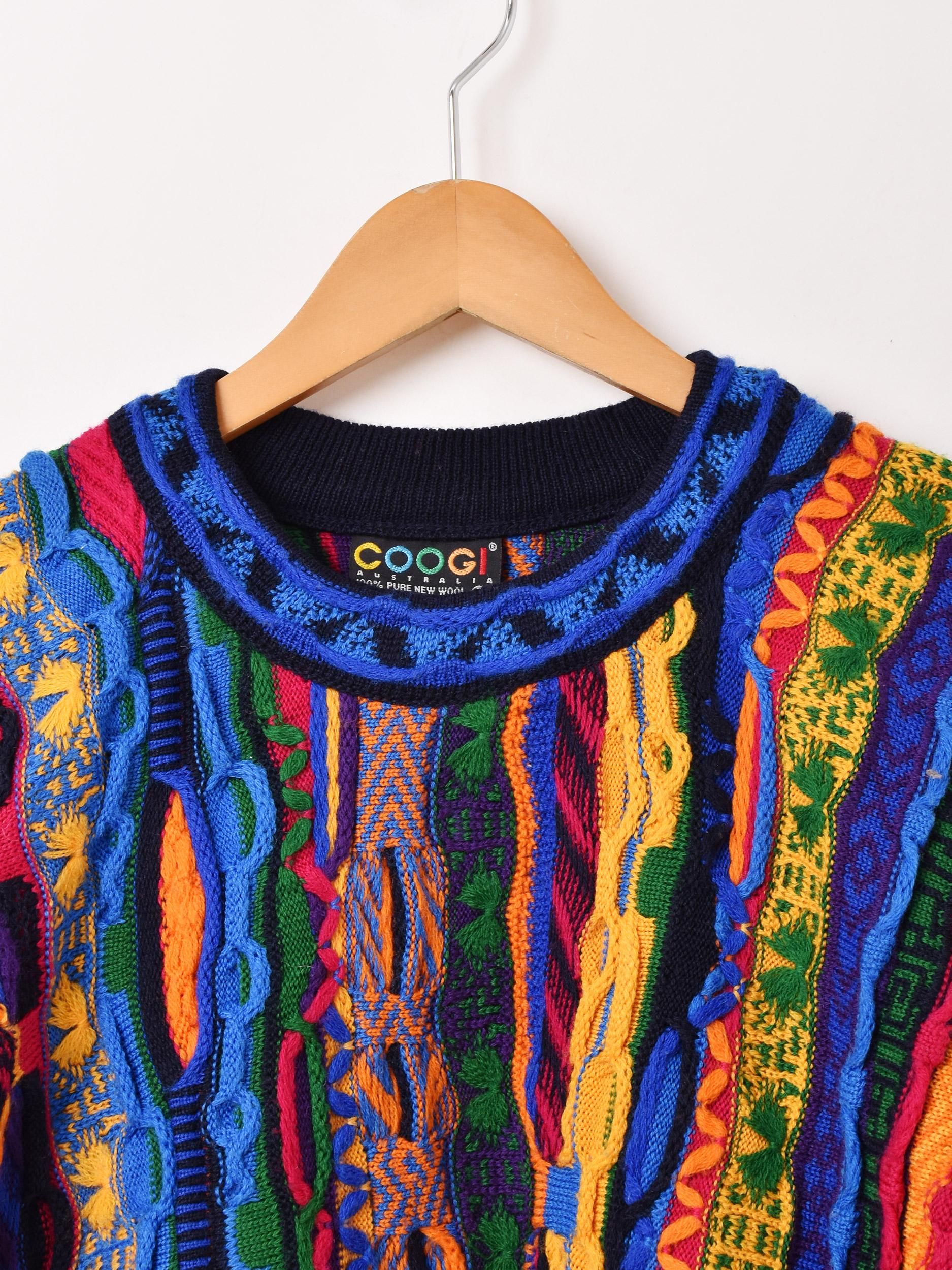 90's COOGI 3Dニットセーター | オーストラリア製 - 古着屋