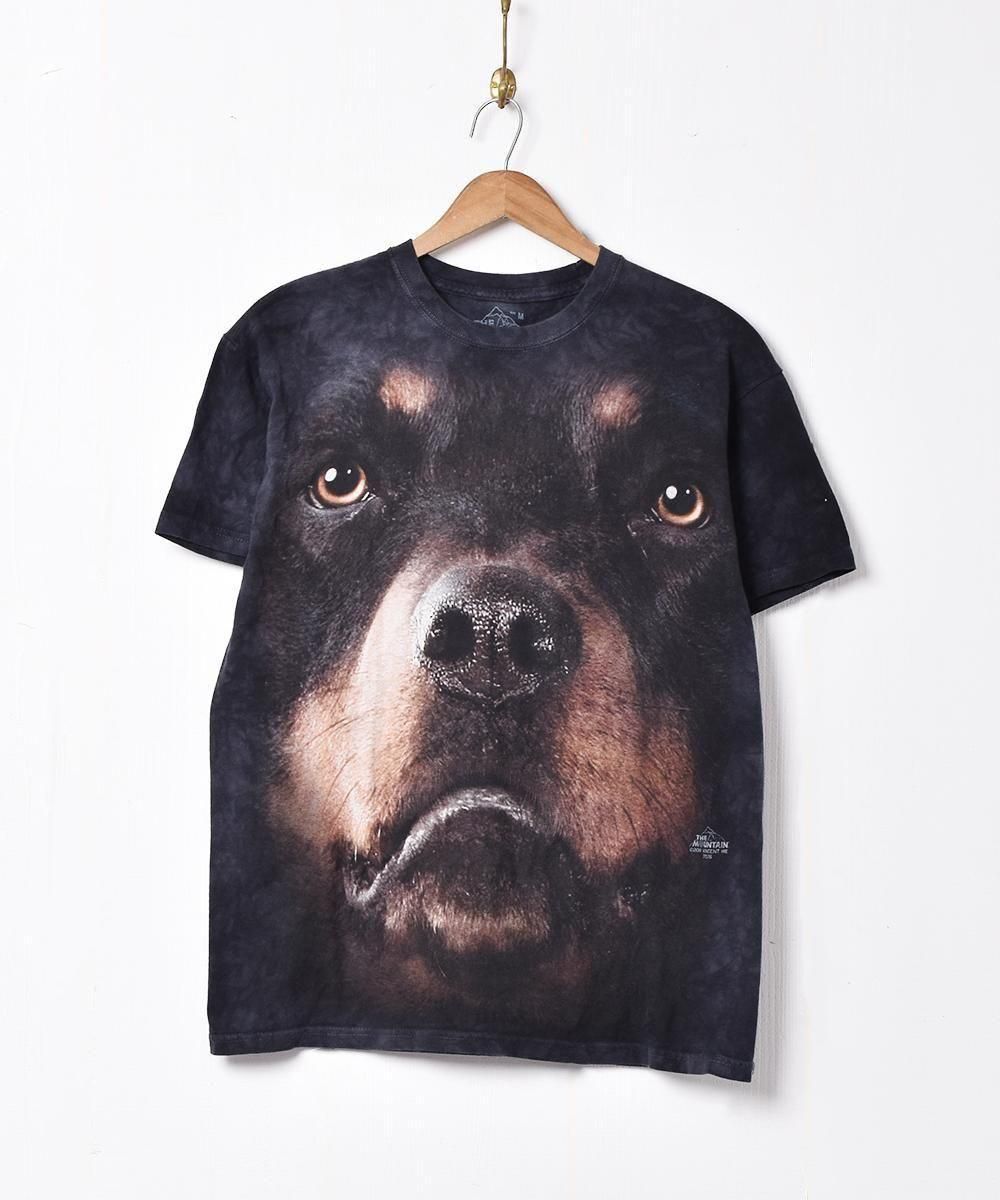 The Mountain タイダイ ドッグ プリントTシャツ - 古着屋