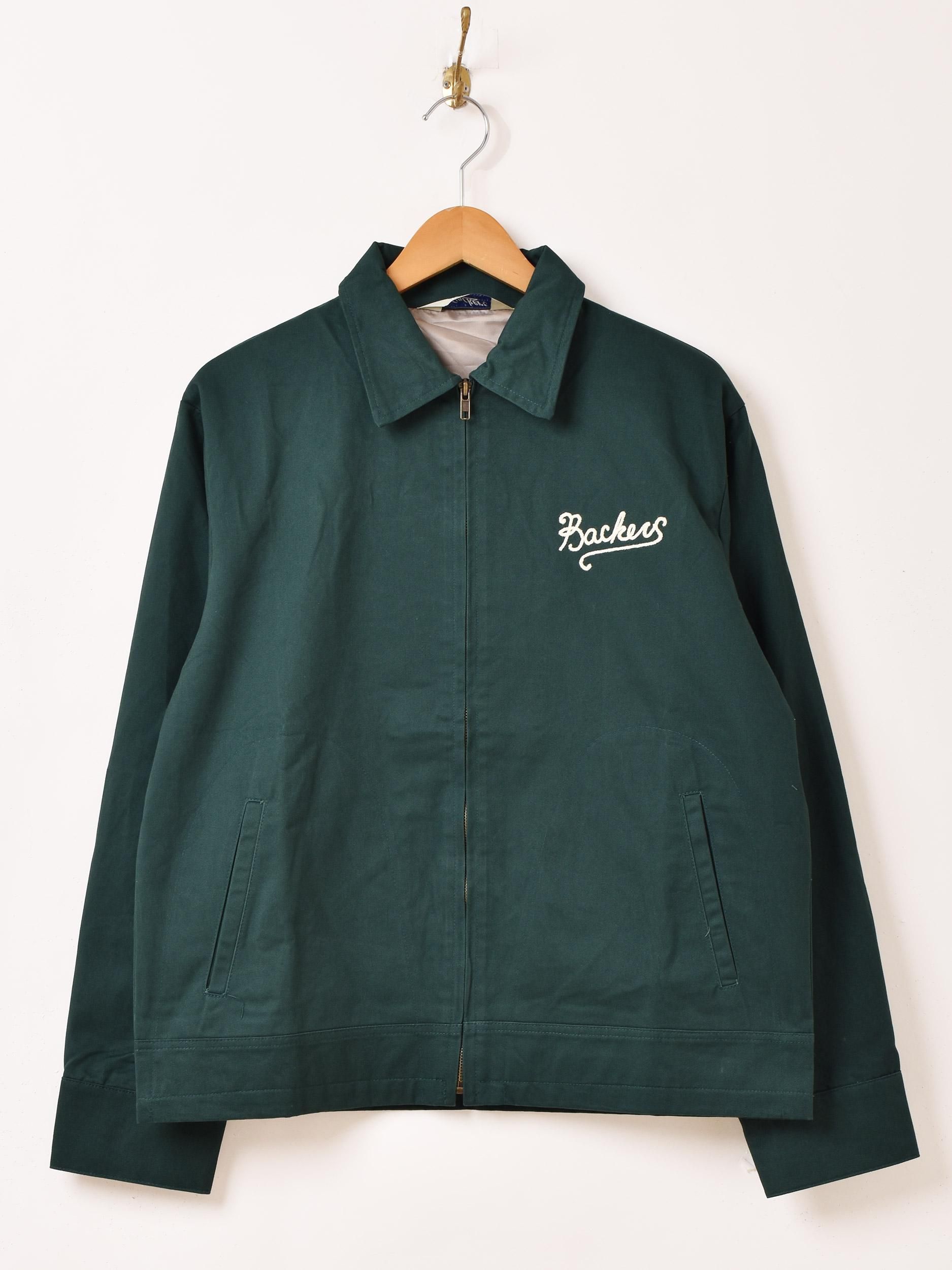 2色展開】「Backers」刺繍入り ジャケット「MOULIN BLUE」 グリーン