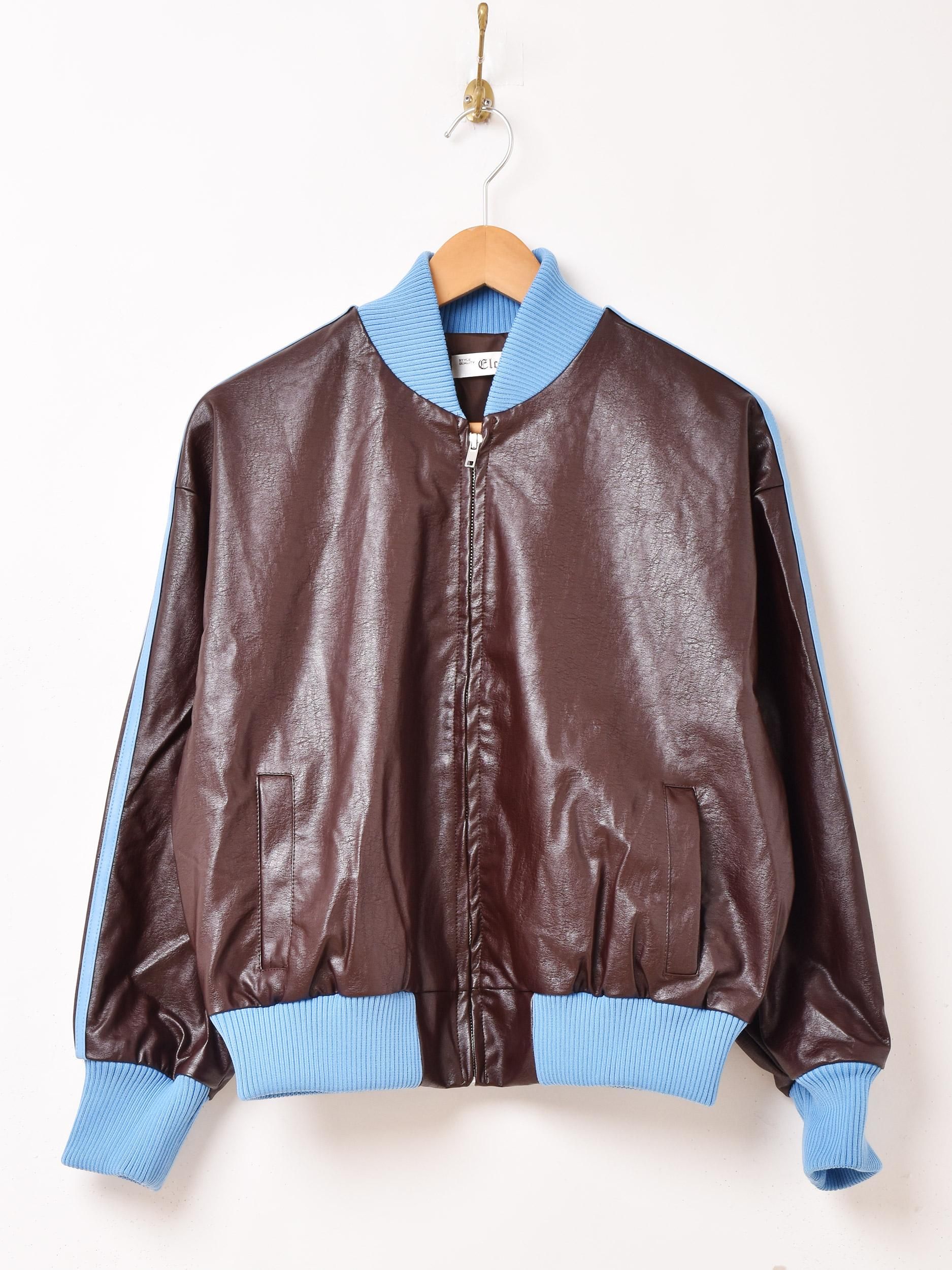 Elcamino ブルゾン | ラインテープデザイン - 古着屋グレープフルーツ