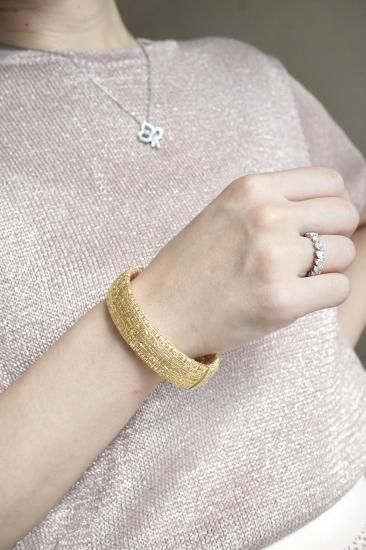 18金製イタリアンゴールド バングル Made in Italy - ROSEWOOD &amp