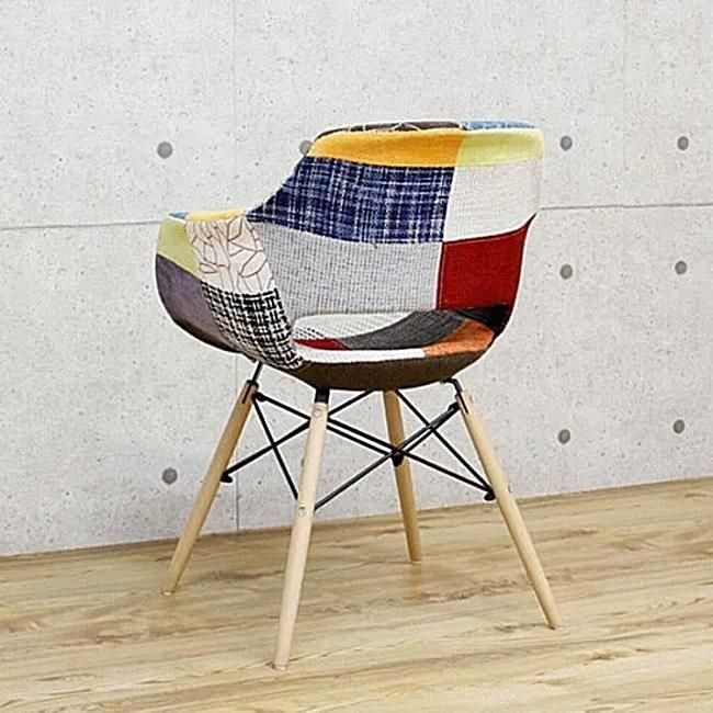 パッチワークデザインチェア | おしゃれなダイニングチェア - リ