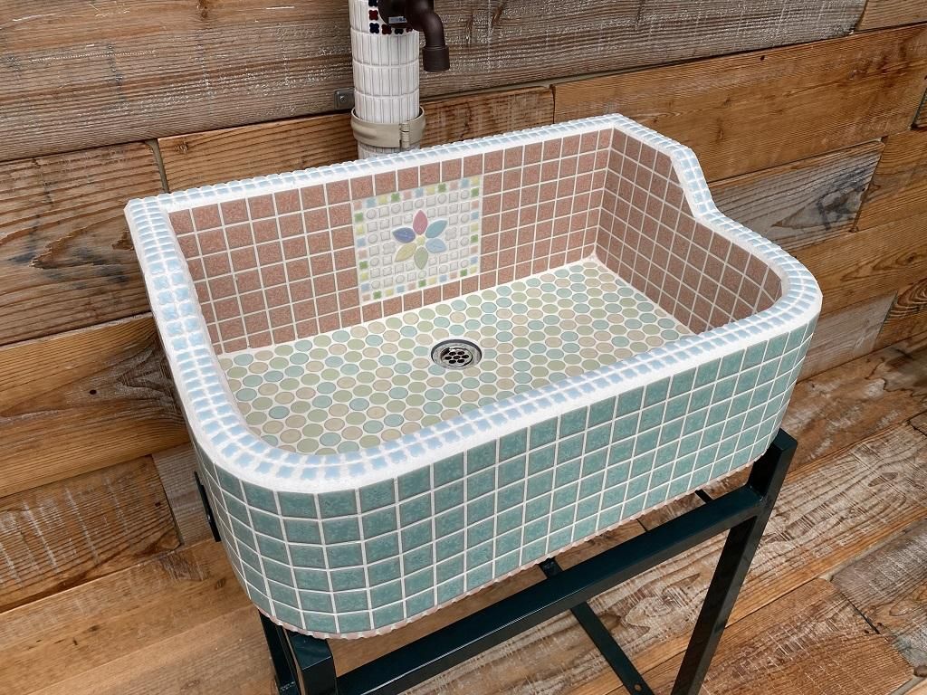 作善堂/SAZENDO SINKS 美濃焼タイルシンク｜レトロでおしゃれな日本製