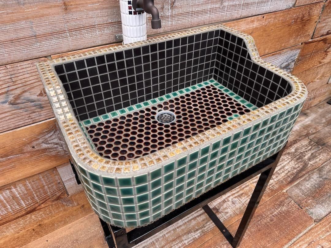 作善堂/SAZENDO SINKS 美濃焼タイルシンク｜レトロでおしゃれな日本製