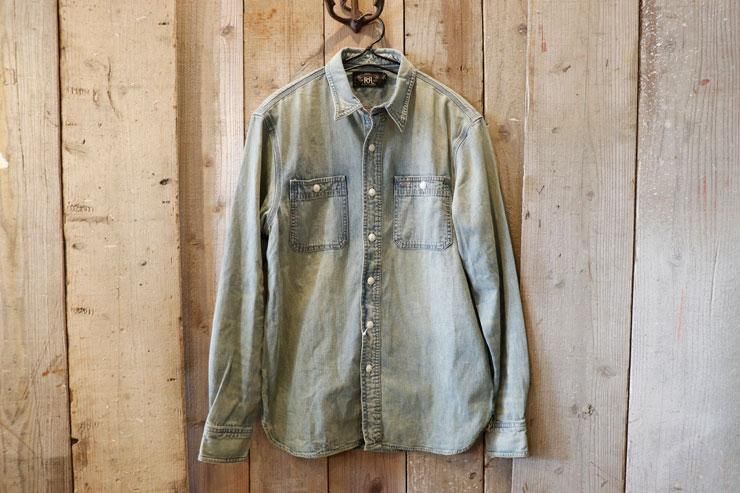 RRL(ダブルアールエルラルフローレン):デニム ワーク シャツ - Linkle