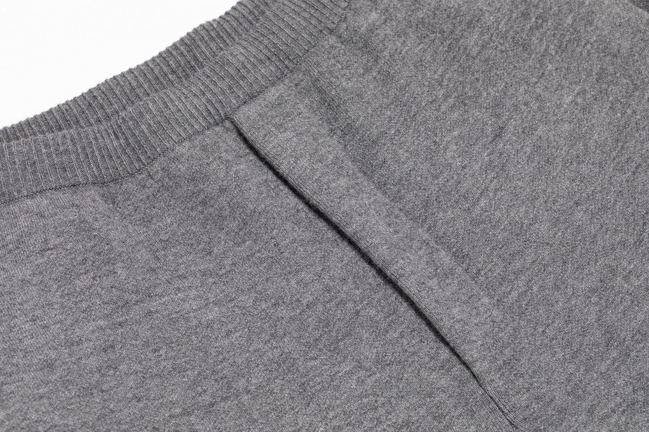ニットスウェットパンツ（グレー）