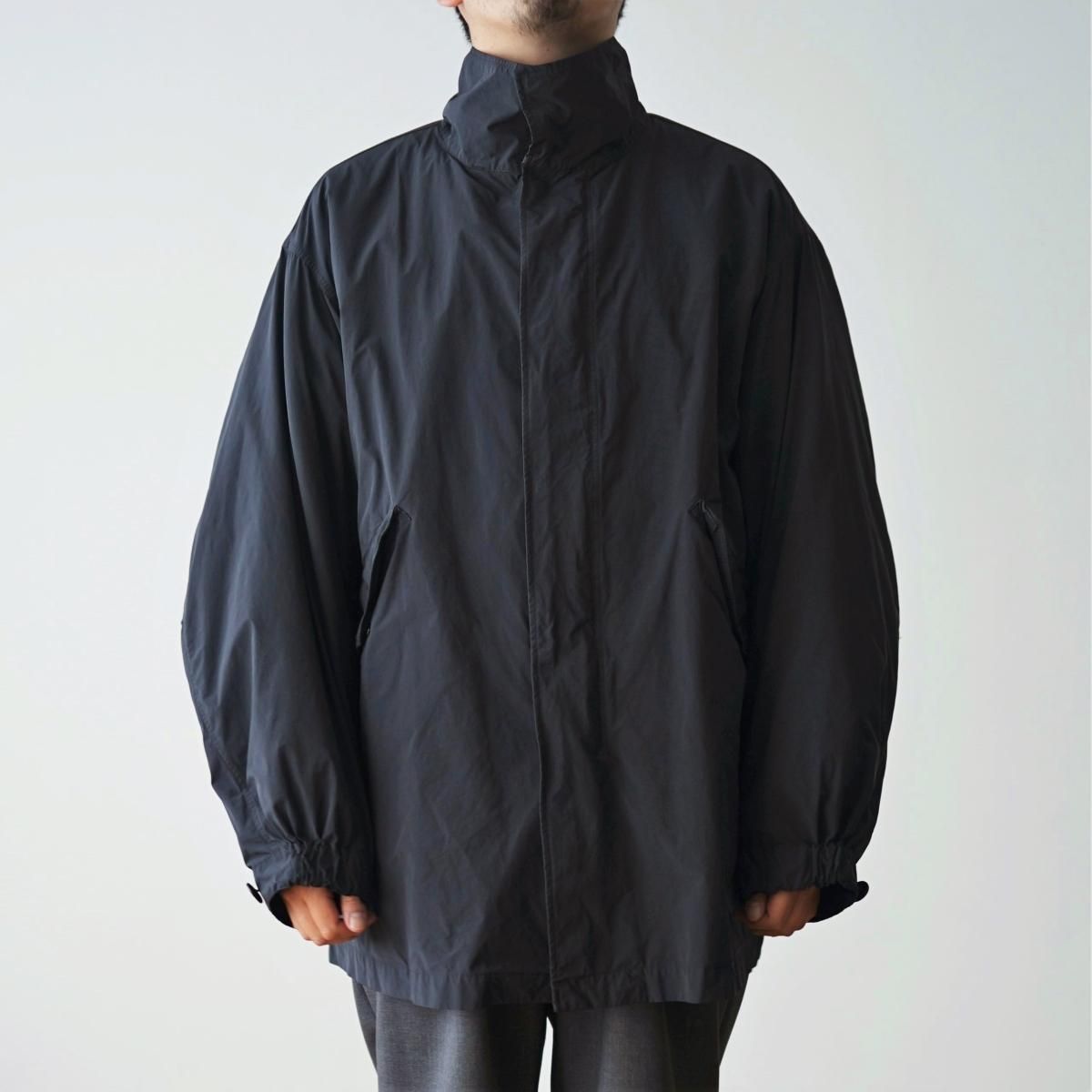ATON エイトン】 AIR WEATHER SHORT MODS COAT - CHARCOAL GRAY / PARK