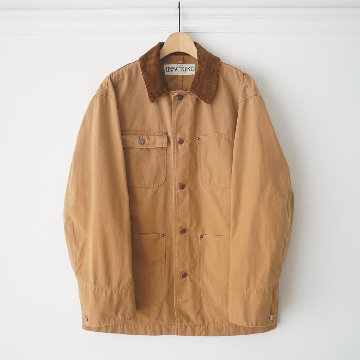 INSCRIRE / アンスクリア】 DUCK WORK JACKET - CAMEL / PARK ONLINE STORE