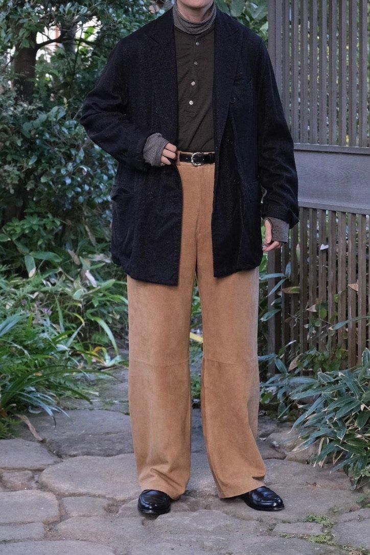 Double Washed Gather Jacket Silkpin - 商品帖 | 柿乃葉 / KAKINOHAHANARE