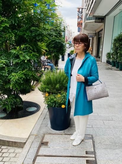 ラム革フード付きリバーシブルコート - 横浜元町アパレルショップ