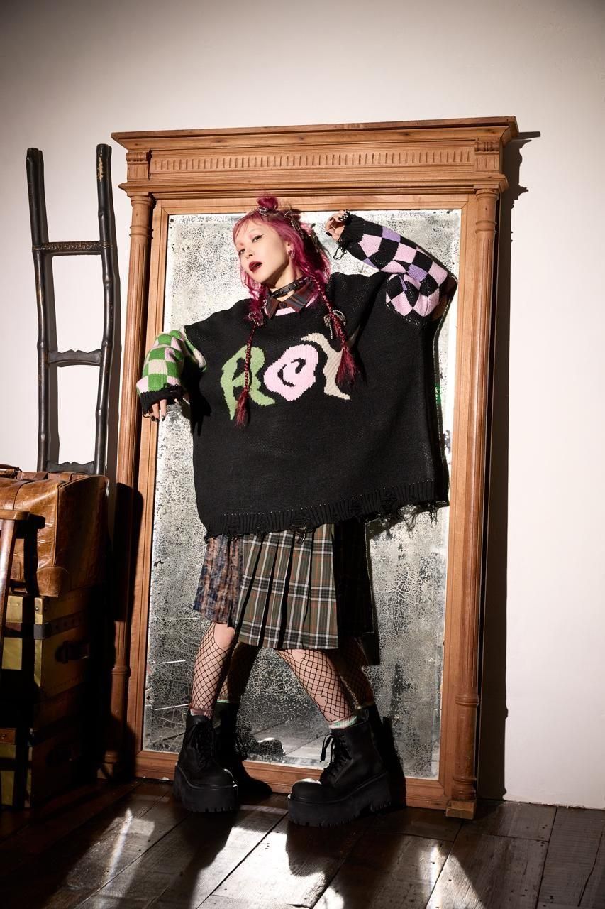 プリーツチェックスカート - ROY reflect overjoy