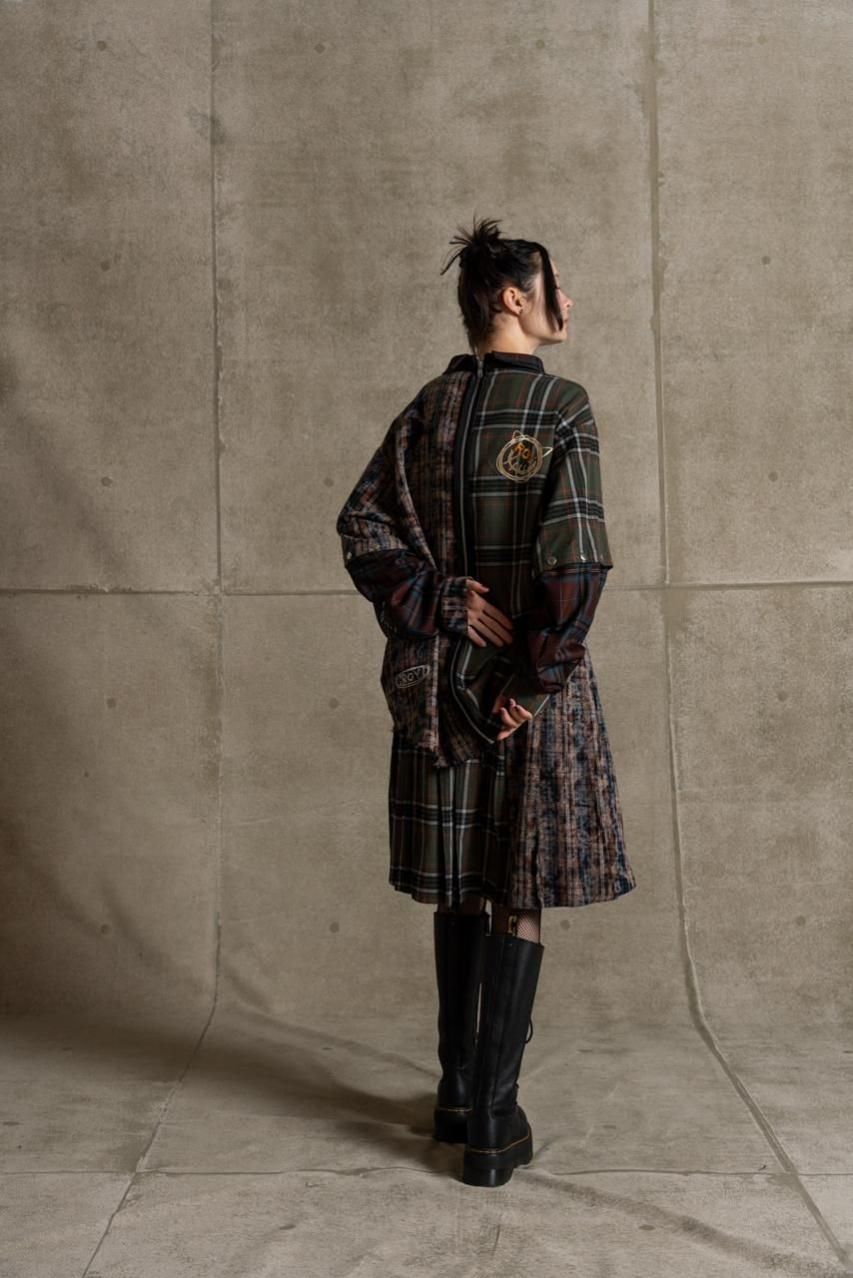 プリーツチェックスカート - ROY reflect overjoy