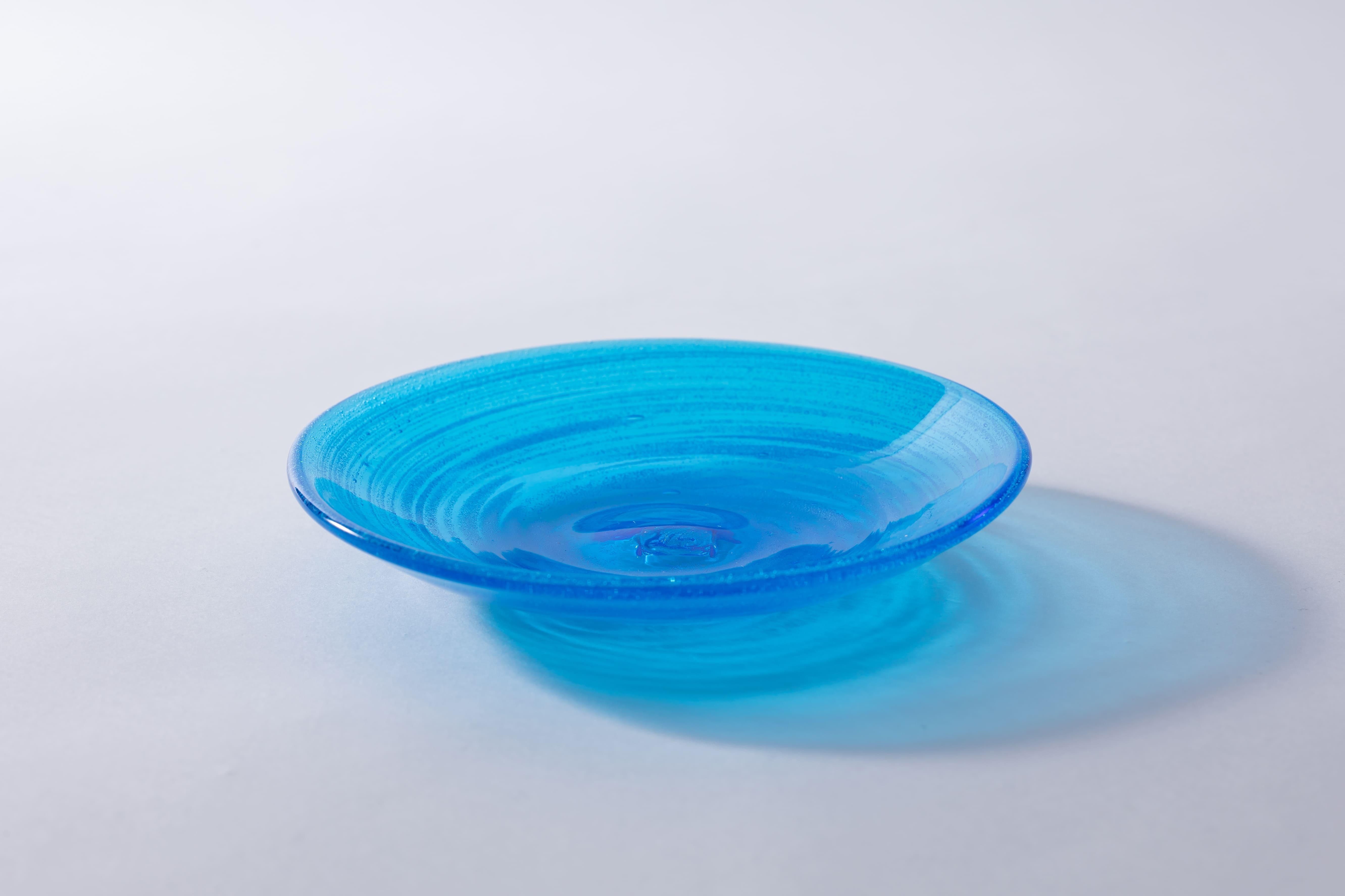 海の泡 小皿 - 琉球ガラス匠工房 オンラインショップ