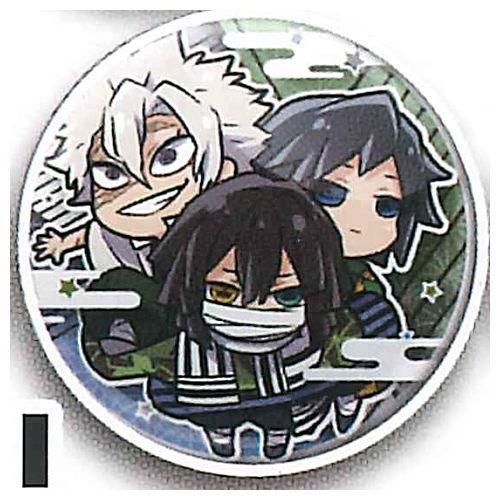 鬼滅の刃 キャラばんちょうこう缶バッジ 肆ノ型 [9.I：冨岡義勇＆不死