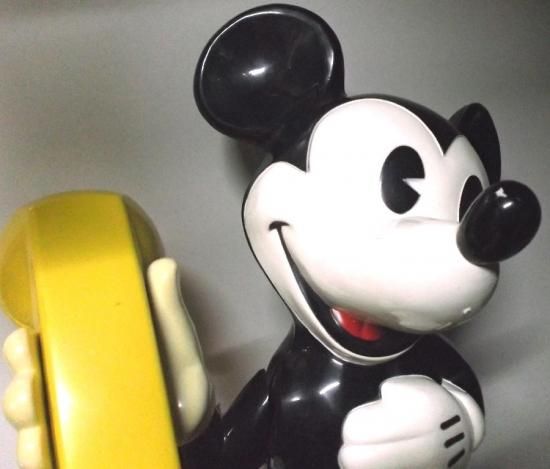 ミッキーマウス,MickeyMouse,ディズニー,電話機,Disney,ヴィンテージ